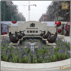 廣場銅天鵝鑄造廠家 廣場銅天鵝鑄造廠家
