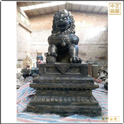 制作2米故宮銅獅子鑄造廠 制作2米故宮銅獅子鑄造廠
