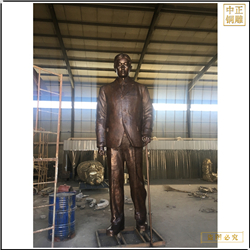 室外大型熊希齡雕塑鑄造 室外大型熊希齡雕塑鑄造