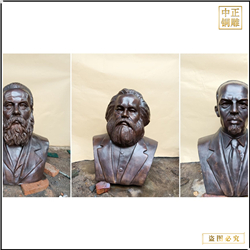 鑄造人物半身像擺件 鑄造人物半身像擺件