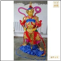 寺廟韋陀菩薩銅佛像 寺廟韋陀菩薩銅佛像