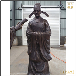 古代景觀人物銅雕塑