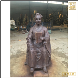 古代書生看書雕塑鑄造價格 古代書生看書雕塑鑄造價格