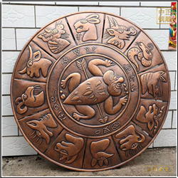 十二生肖銅浮雕 十二生肖銅浮雕