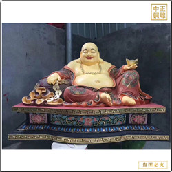 鑄銅彌勒佛雕塑供應