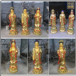 定制西方三圣銅像制造廠 定制西方三圣銅像制造廠