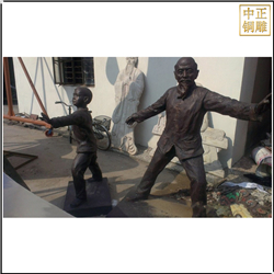 公園打太極雕塑 公園打太極雕塑