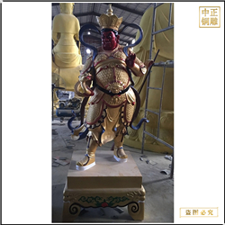 銅雕四大天王護法神銅佛像 銅雕四大天王護法神銅佛像