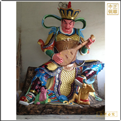 鑄銅關(guān)公 2米青銅四大天王佛像定制