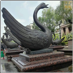鑄銅關(guān)公 銅天鵝噴泉景觀雕塑