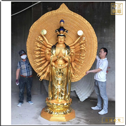 鑄銅關(guān)公 銅雕千手觀音雕塑