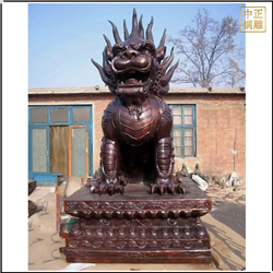 純銅銅獬豸獨(dú)角獸雕塑 純銅銅獬豸獨(dú)角獸雕塑