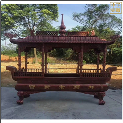 鑄銅關(guān)公 大型方形銅香爐定制