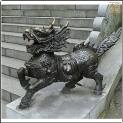 鑄銅關(guān)公 2米銅麒麟雕塑