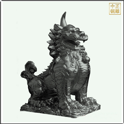 坐式銅獬豸動(dòng)物雕塑 坐式銅獬豸動(dòng)物雕塑