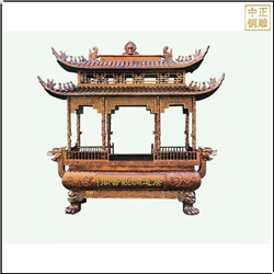 黃銅寺廟香爐定制 黃銅寺廟香爐定制