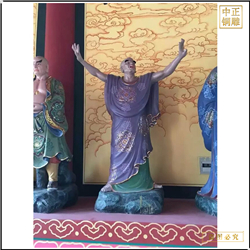 鑄銅關公 寺廟十八羅漢銅佛像