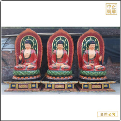 鑄銅關公 3米釋迦牟尼銅佛像定制