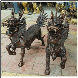 火麒麟銅雕塑鑄造 火麒麟銅雕塑鑄造