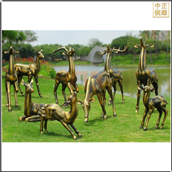 銅雕鹿動(dòng)物雕塑 銅雕鹿動(dòng)物雕塑