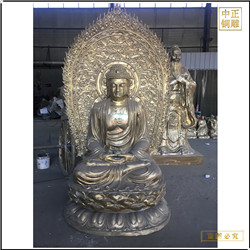 鑄銅關(guān)公 大型釋迦牟尼佛銅像定制