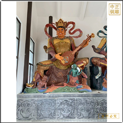 鑄銅關(guān)公 6米四大天王菩薩制作廠