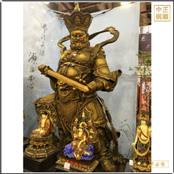 鑄銅關(guān)公 3米站像四大天王佛像