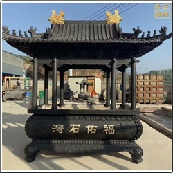 制作寺廟方形銅香爐 制作寺廟方形銅香爐