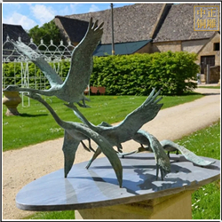 鑄銅關(guān)公 銅天鵝雕塑擺件