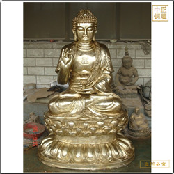 坐像釋迦牟尼佛銅雕 坐像釋迦牟尼佛銅雕