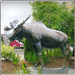 鑄銅關(guān)公 駝鹿動(dòng)物雕塑鑄造廠(chǎng)