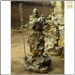 1.5米古銅色關(guān)公銅雕 1.5米古銅色關(guān)公銅雕