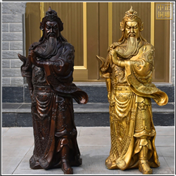 1.8米純銅關(guān)羽雕像 1.8米純銅關(guān)羽雕像