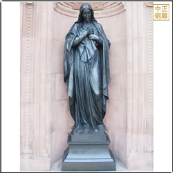 鑄銅關(guān)公 西方教堂人物銅雕塑