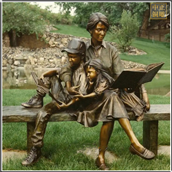 鑄銅關公 園林人物景觀雕塑