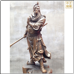鑄銅關(guān)公 關(guān)公雕塑制作廠家