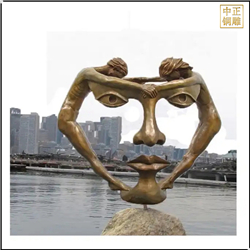 鑄銅關(guān)公 抽象銅雕塑鑄造廠