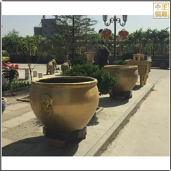 園林銅缸擺件定制 園林銅缸擺件定制