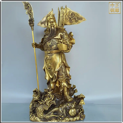 黃銅忠義關公銅雕塑 黃銅忠義關公銅雕塑