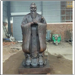鑄銅關(guān)公 萬(wàn)世師表孔老夫子雕塑