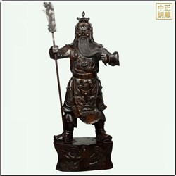 鑄銅關(guān)公 立刀關(guān)公銅雕塑鑄造