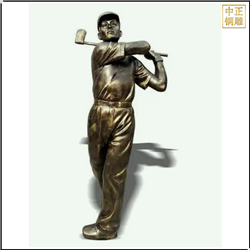 鑄銅關(guān)公 鑄造人物雕塑廠家