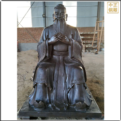 鑄銅關(guān)公 現(xiàn)貨銅雕孔子雕塑