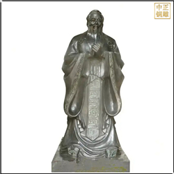 鑄銅關(guān)公 校園大型孔子雕塑