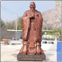 鑄銅關公 校園孔子像題材擺件