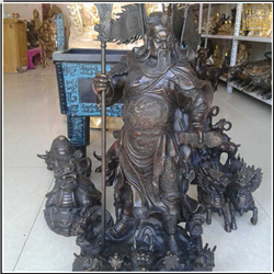 一米關公雕塑鑄造 一米關公雕塑鑄造