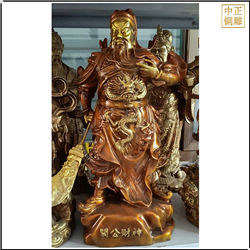 鑄銅關公 鑄銅關公雕塑制作