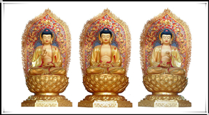 鑄銅三寶佛|加工三寶佛銅佛像 鑄銅三寶佛|加工三寶佛銅佛像