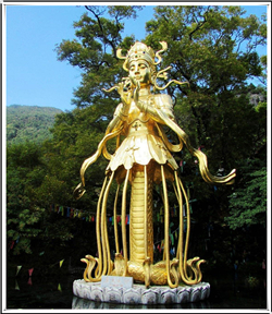 女媧銅像 女媧銅像