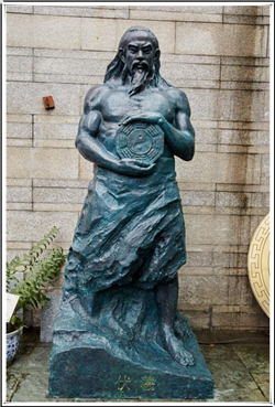 2米伏羲雕塑 2米伏羲雕塑